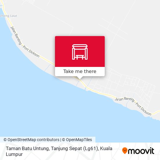 Peta Taman Batu Untung, Tanjung Sepat (Lg61)