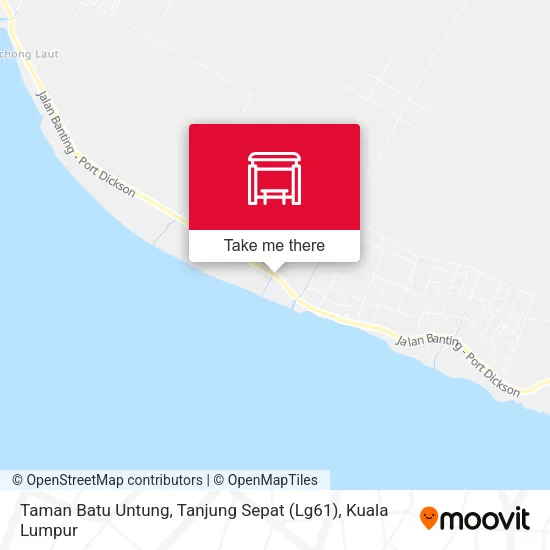 Taman Batu Untung, Tanjung Sepat (Lg61) map