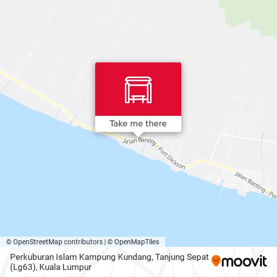 Peta Perkuburan Islam Kampung Kundang, Tanjung Sepat (Lg63)
