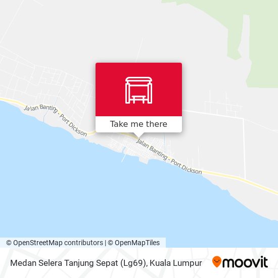 Peta Medan Selera Tanjung Sepat (Lg69)