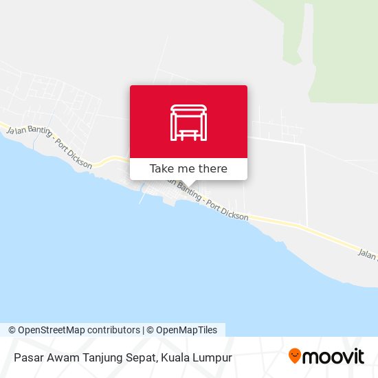 Pasar Awam Tanjung Sepat map