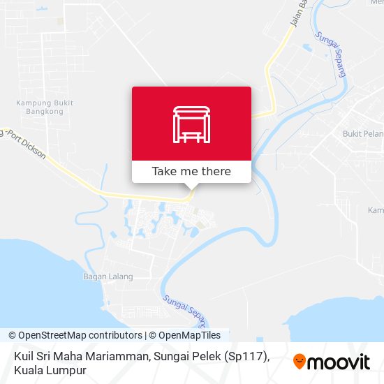 Peta Kuil Sri Maha Mariamman, Sungai Pelek (Sp117)