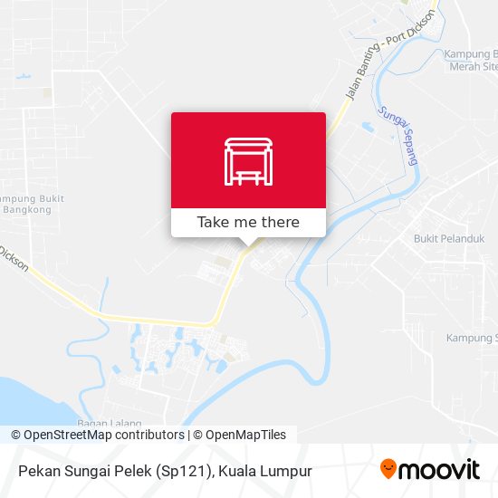 Pekan Sungai Pelek (Sp121) map