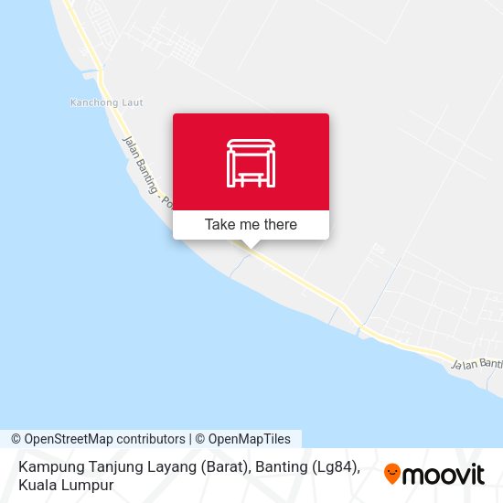 Peta Kampung Tanjung Layang (Barat), Banting (Lg84)