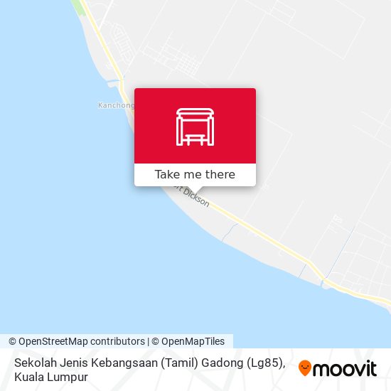 Peta Sekolah Jenis Kebangsaan (Tamil) Gadong (Lg85)