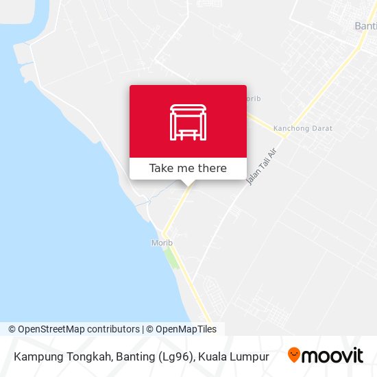 Peta Kampung Tongkah, Banting (Lg96)