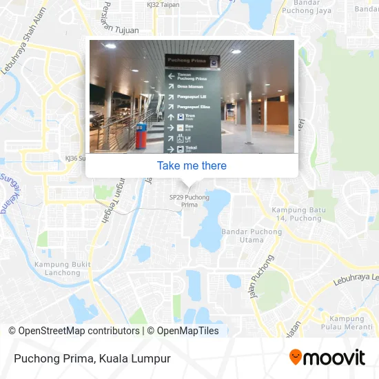 Puchong Prima map