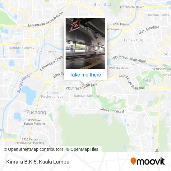 Kinrara B.K.5 map