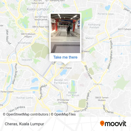 Cheras map
