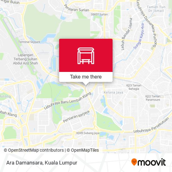 Ara Damansara map