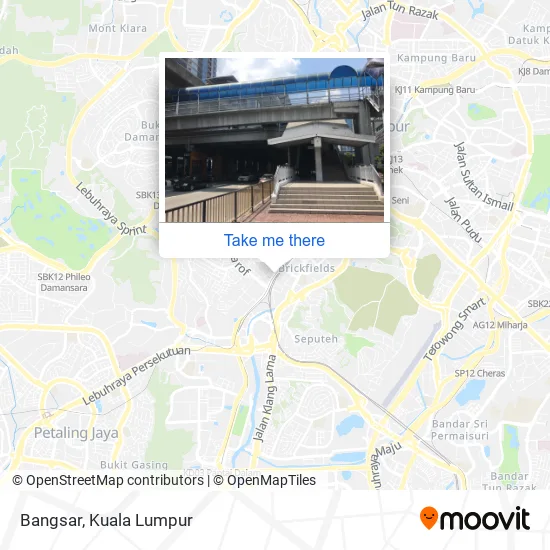 Bangsar map