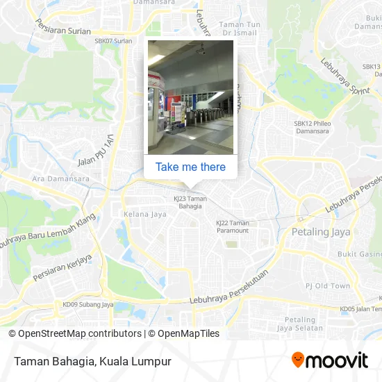 Peta Taman Bahagia