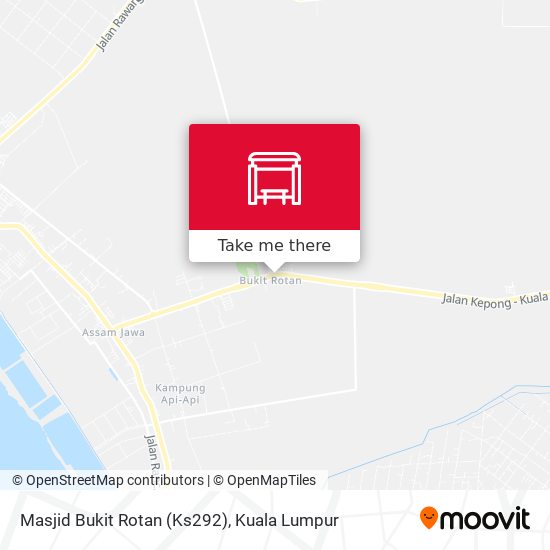 Peta Masjid Bukit Rotan (Ks292)