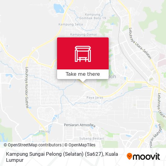 Kampung Sungai Pelong (Selatan) (Sa627) map