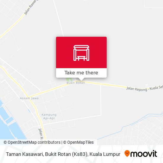 Peta Taman Kasawari, Bukit Rotan (Ks83)