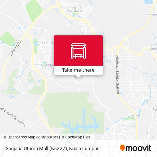 Peta Saujana Utama Mall (Ks327)