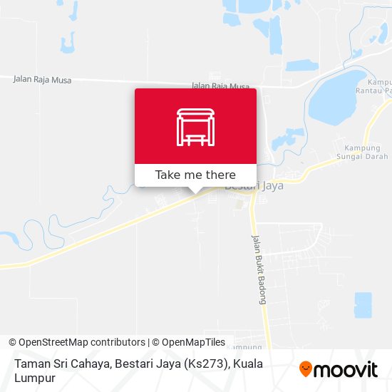 Peta Taman Sri Cahaya, Bestari Jaya (Ks273)