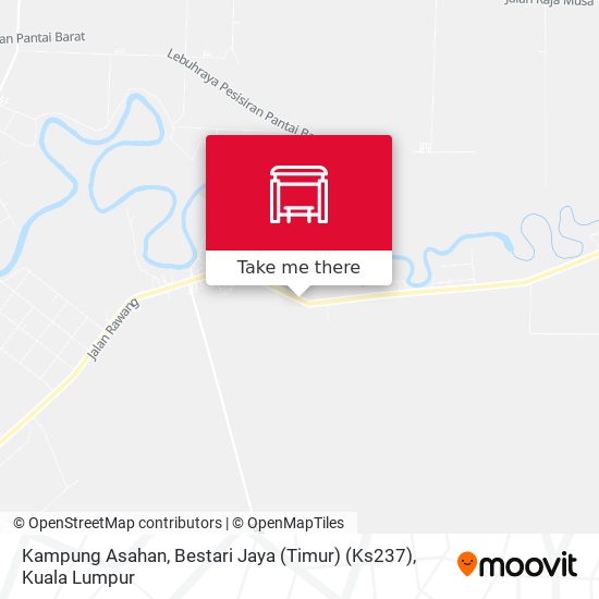 Kampung Asahan, Bestari Jaya (Timur) (Ks237) map