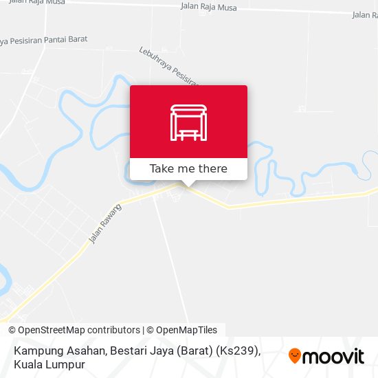Peta Kampung Asahan, Bestari Jaya (Barat) (Ks239)