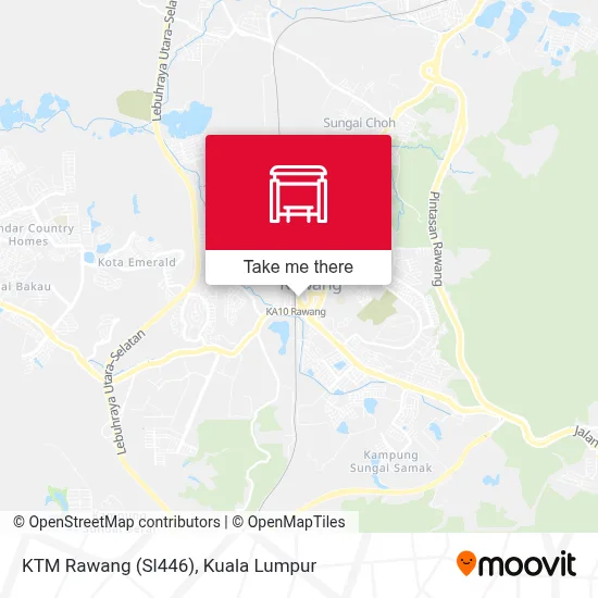 KTM Rawang (Sl446) map