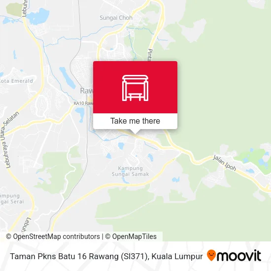 Peta Taman Pkns Batu 16 Rawang (Sl371)