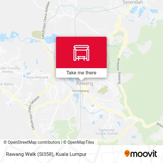 Rawang Walk (Sl358) map