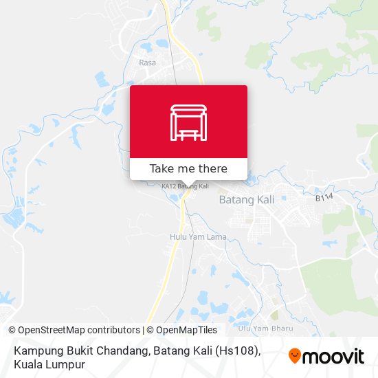Peta Kampung Bukit Chandang, Batang Kali (Hs108)