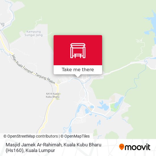 Masjid Jamek Ar-Rahimah, Kuala Kubu Bharu (Hs160) map