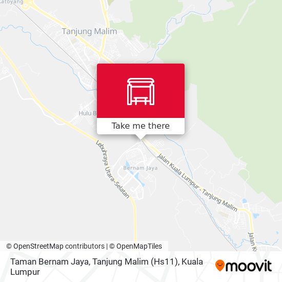 Peta Taman Bernam Jaya, Tanjung Malim (Hs11)