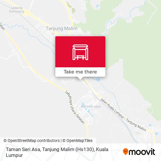 Peta Taman Seri Asa, Tanjung Malim (Hs130)