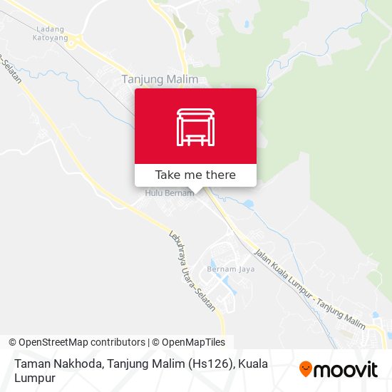 Peta Taman Nakhoda, Tanjung Malim (Hs126)