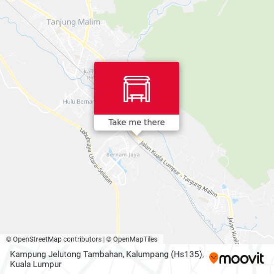 Peta Kampung Jelutong Tambahan, Kalumpang (Hs135)