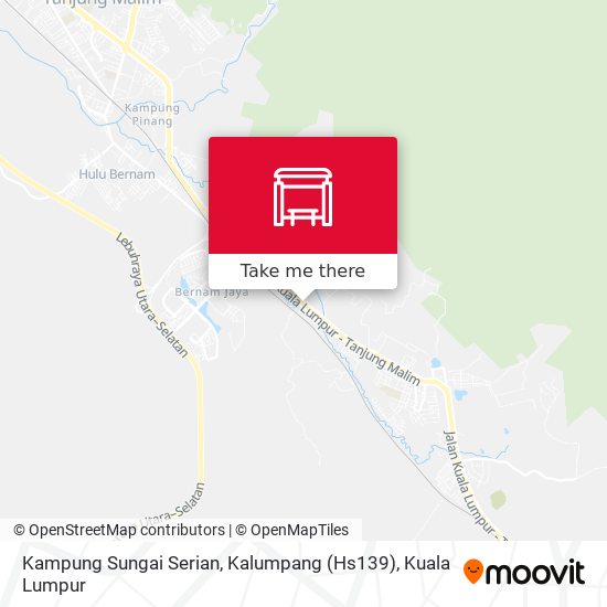 Kampung Sungai Serian, Kalumpang (Hs139) map