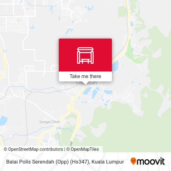 Peta Balai Polis Serendah (Opp) (Hs347)
