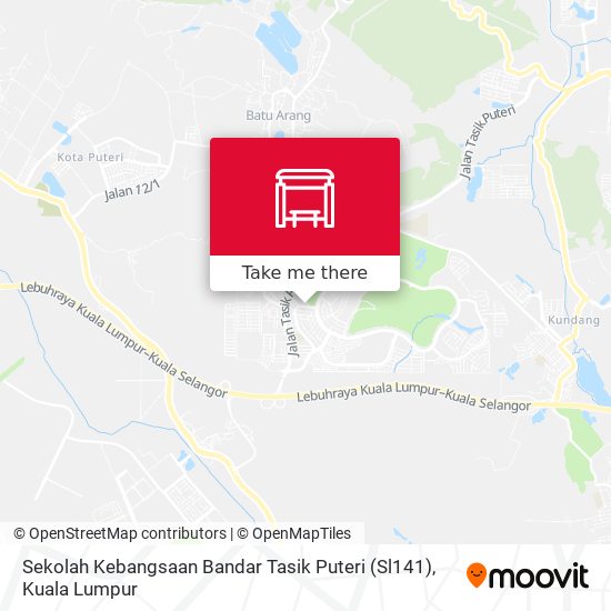 Sekolah Kebangsaan Bandar Tasik Puteri (Sl141) map