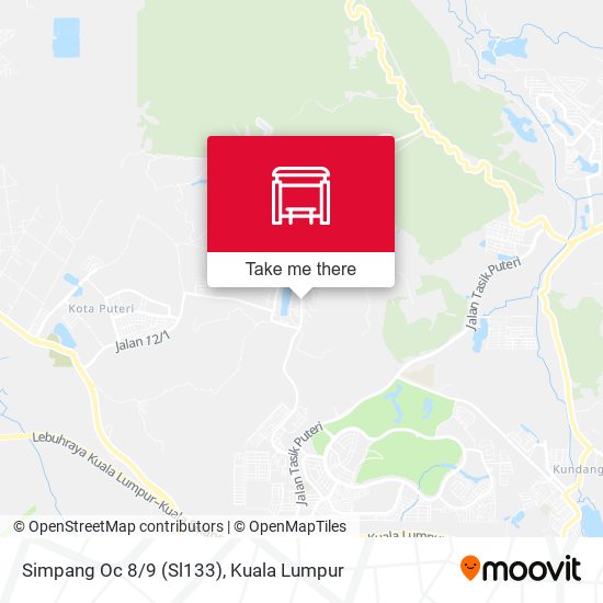 Simpang Oc 8/9 (Sl133) map