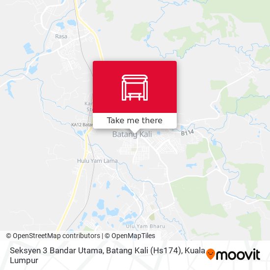 Peta Seksyen 3 Bandar Utama, Batang Kali (Hs174)