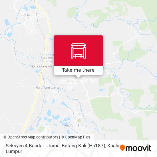 Peta Seksyen 4 Bandar Utama, Batang Kali (Hs187)