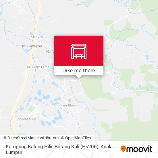 Kampung Kalong Hilir, Batang Kali (Hs206) map