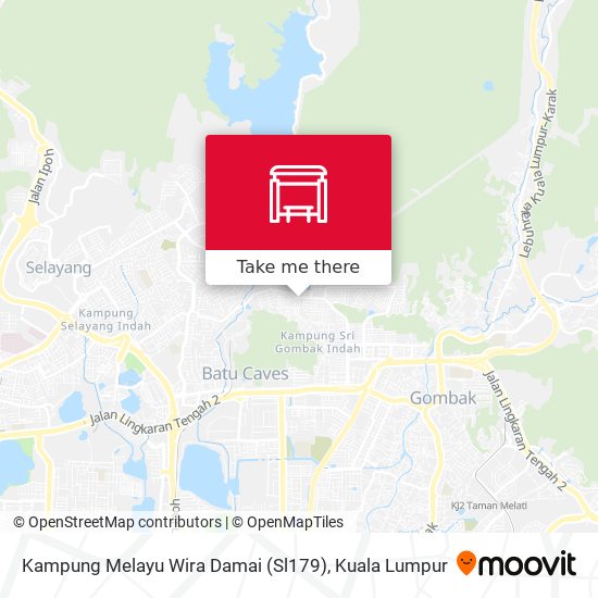 Kampung Melayu Wira Damai (Sl179) map