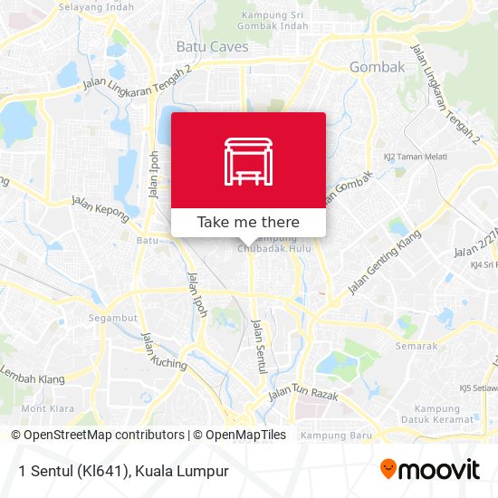 1 Sentul (Kl641) map