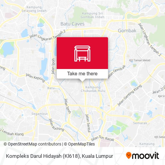 Kompleks Darul Hidayah (Kl618) map