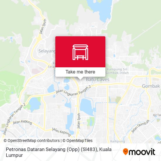 Petronas Dataran Selayang (Opp) (Sl483) map