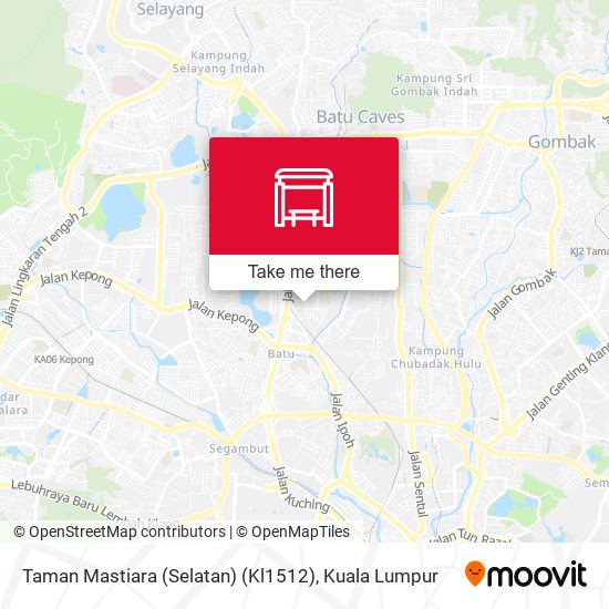 Taman Mastiara (Selatan) (Kl1512) map