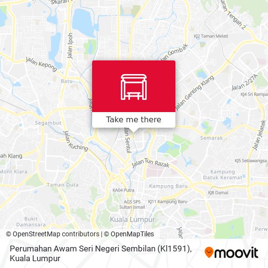 Perumahan Awam Seri Negeri Sembilan (Kl1591) map