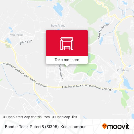 Bandar Tasik Puteri 8 (Sl305) map