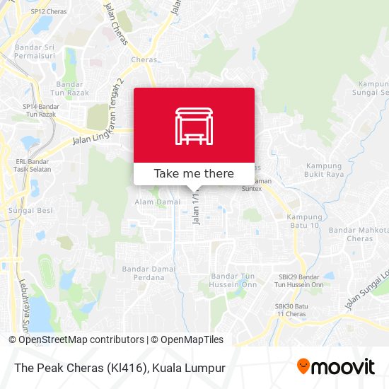 Peta The Peak Cheras (Kl416)