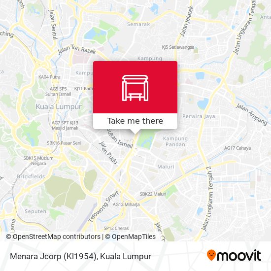 Menara Jcorp (Kl1954) map