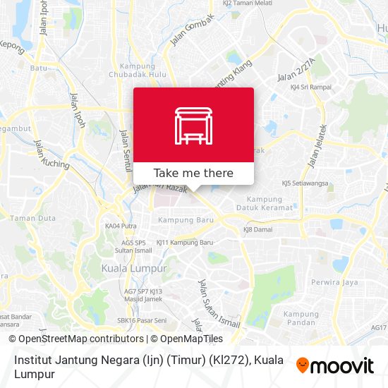 Institut Jantung Negara (Ijn) (Timur) (Kl272) map