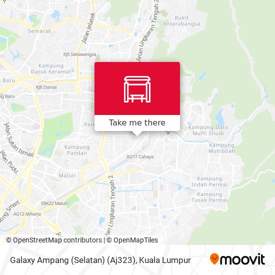 Galaxy Ampang (Selatan) (Aj323) map